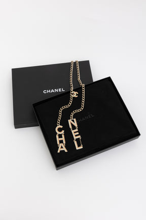 23C Cruise Collection Runway Crystal Letter Necklace