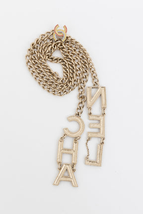 23C Cruise Collection Runway Crystal Letter Necklace