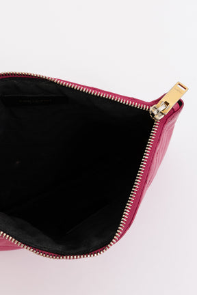 Chevron Monogram Wristlet