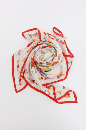 Floral D Scarf