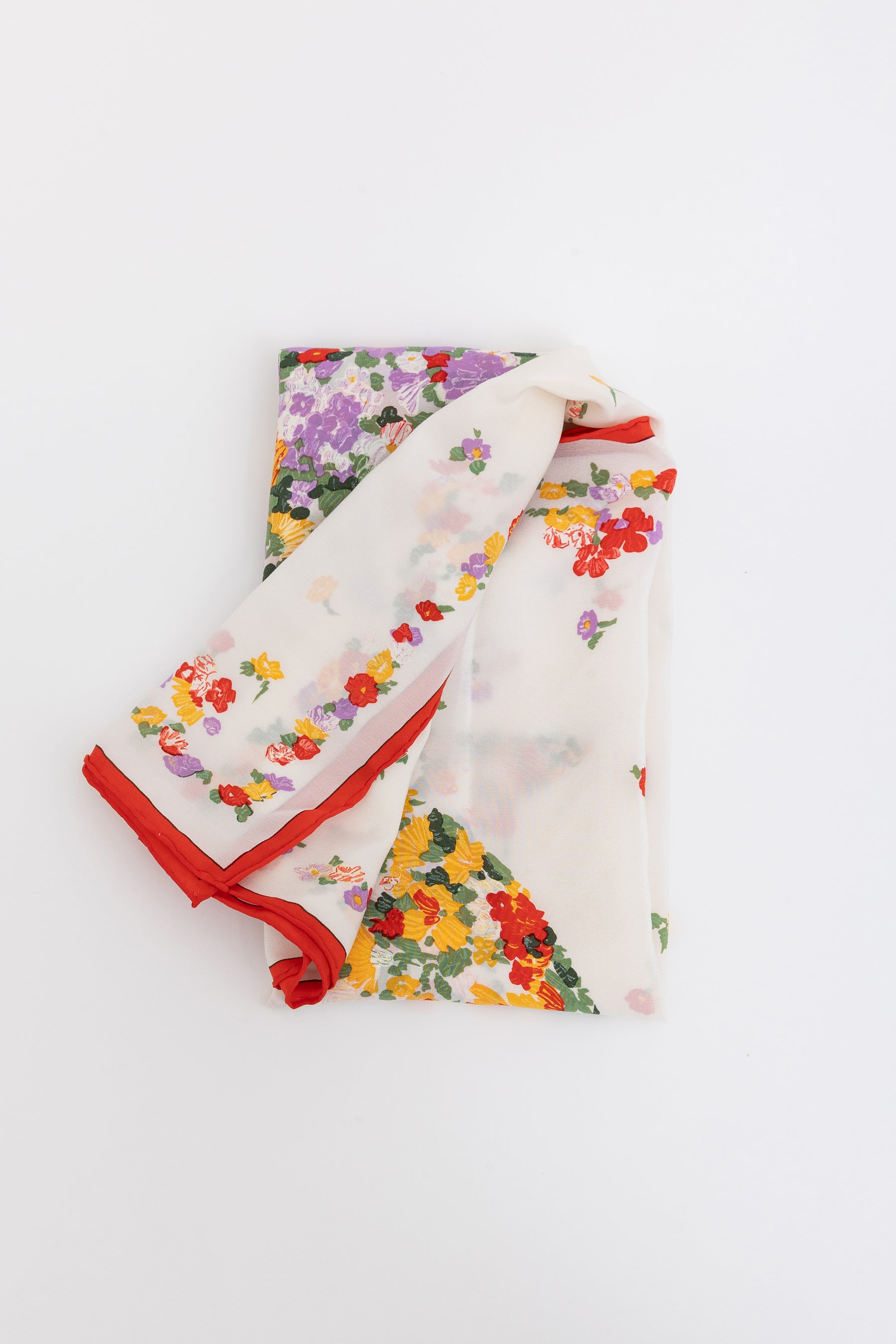 Floral D Scarf