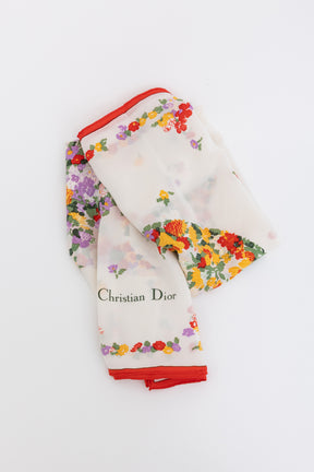 Floral D Scarf