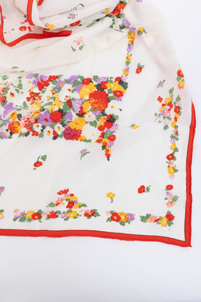 Floral D Scarf