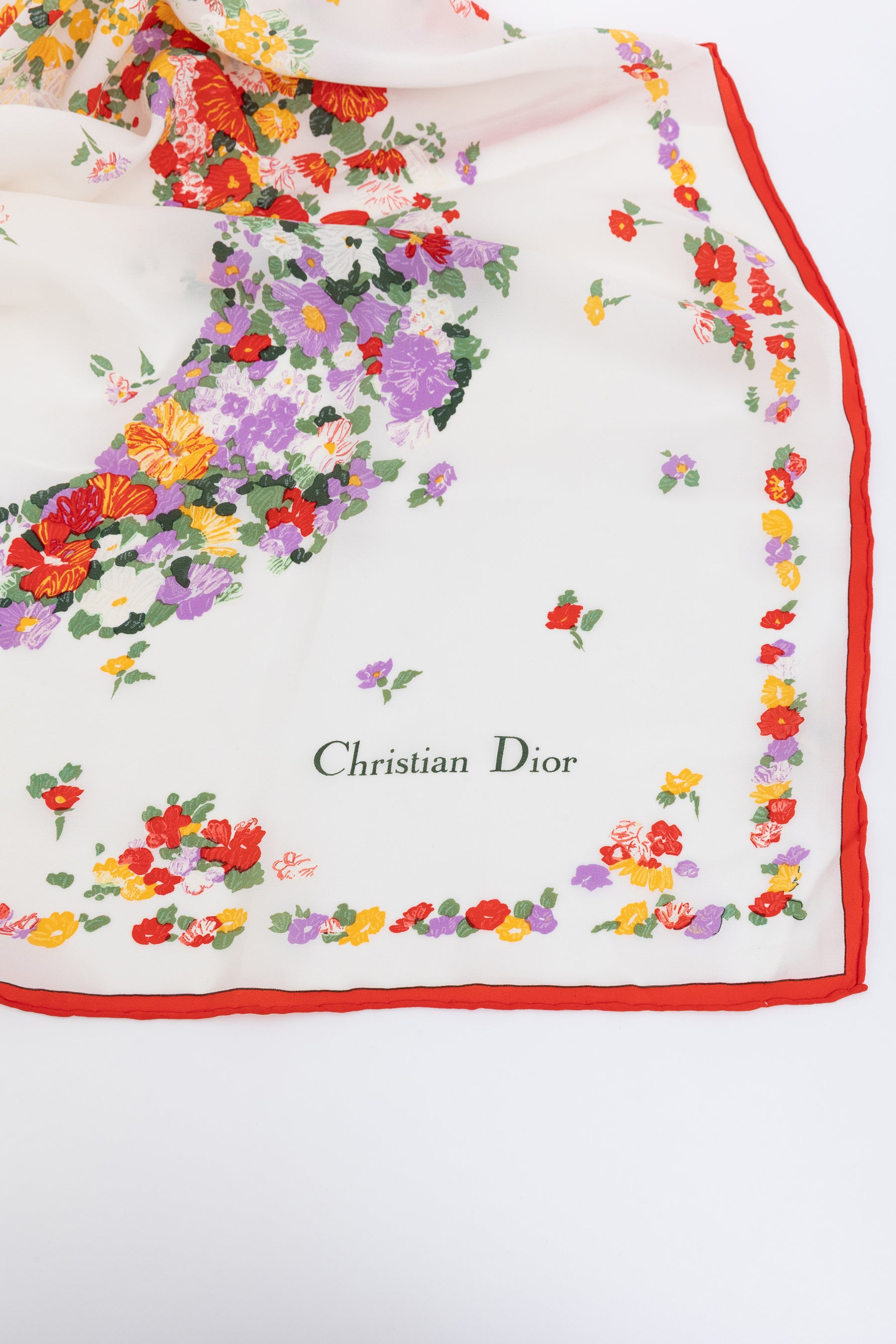 Floral D Scarf