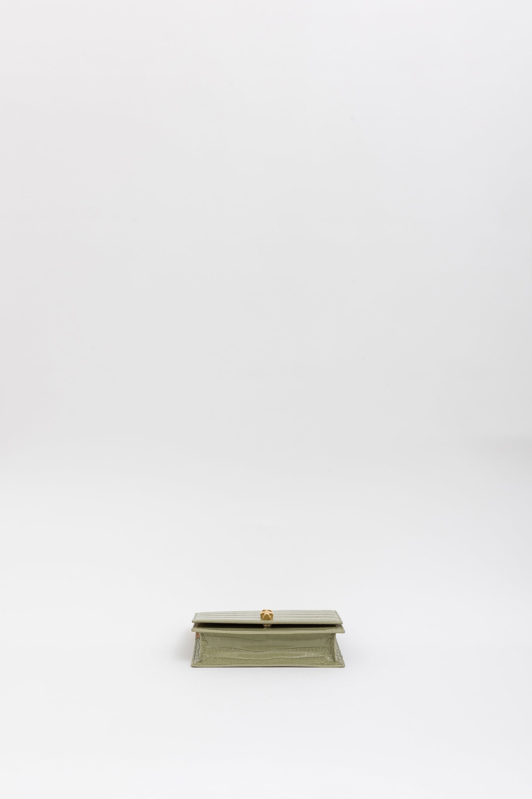 Mock Croc Crossbody Bag