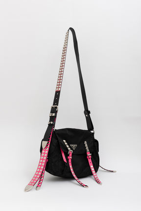New Vela Studded Messenger Bag
