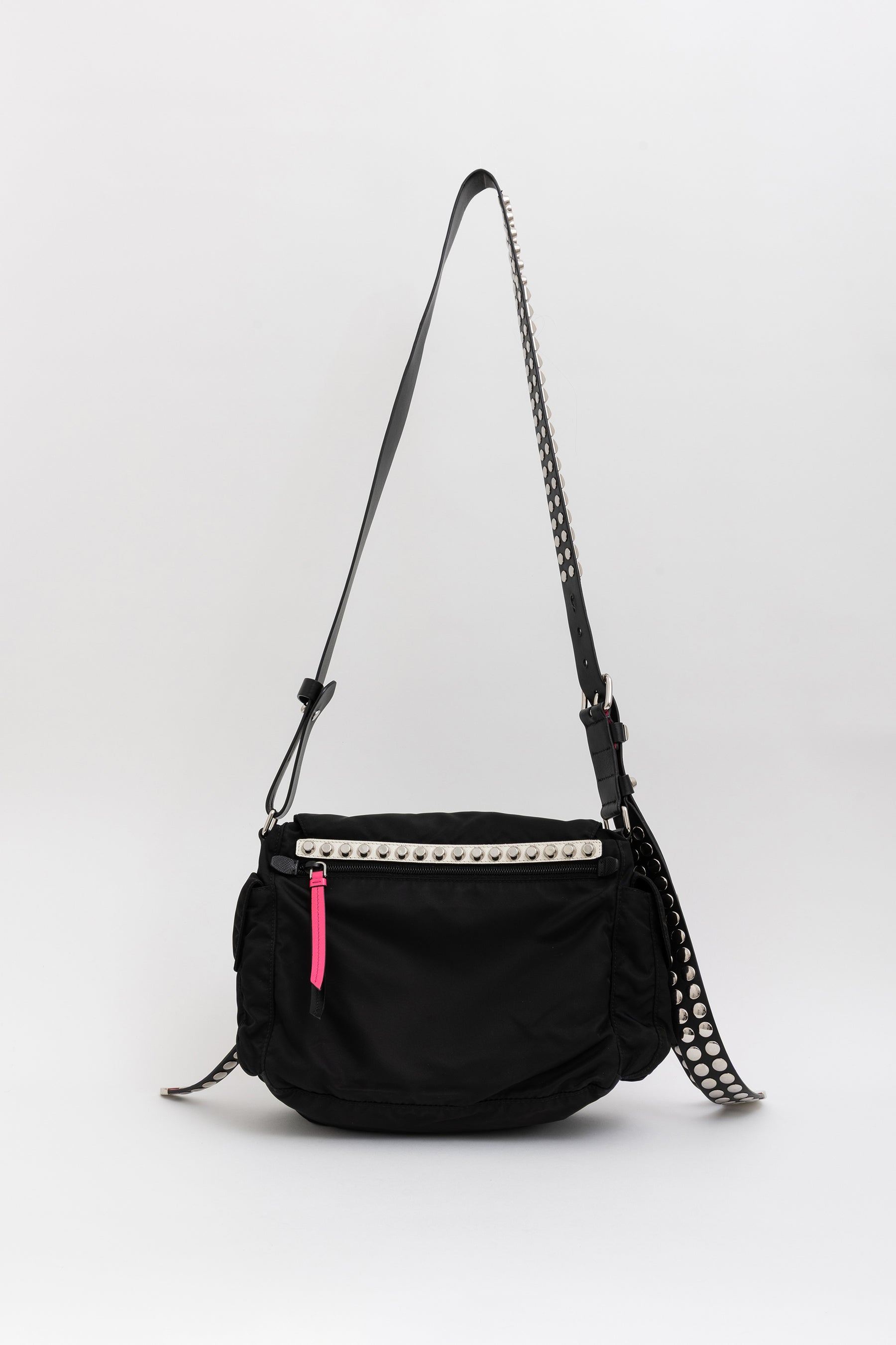 New Vela Studded Messenger Bag