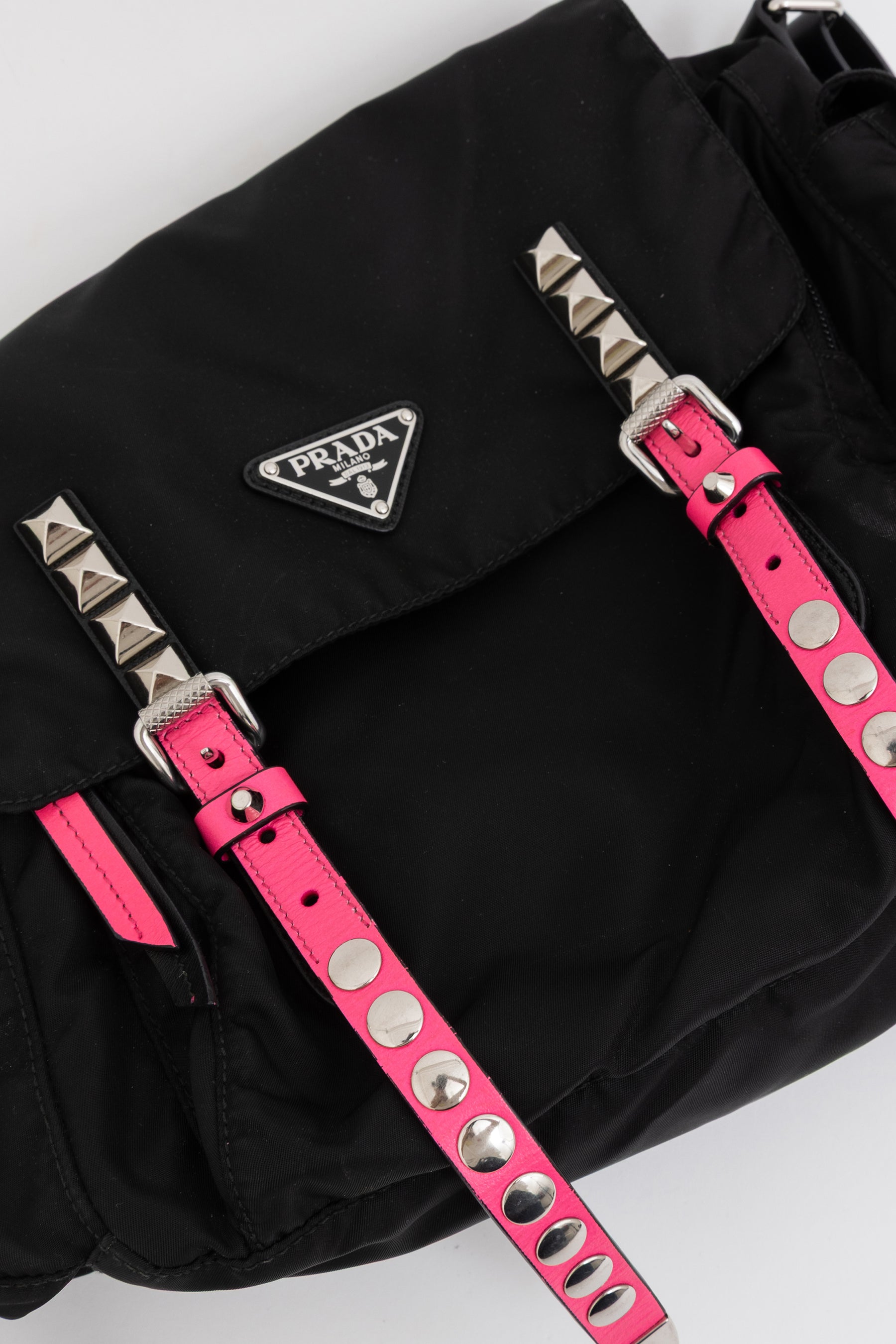 New Vela Studded Messenger Bag