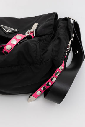 New Vela Studded Messenger Bag