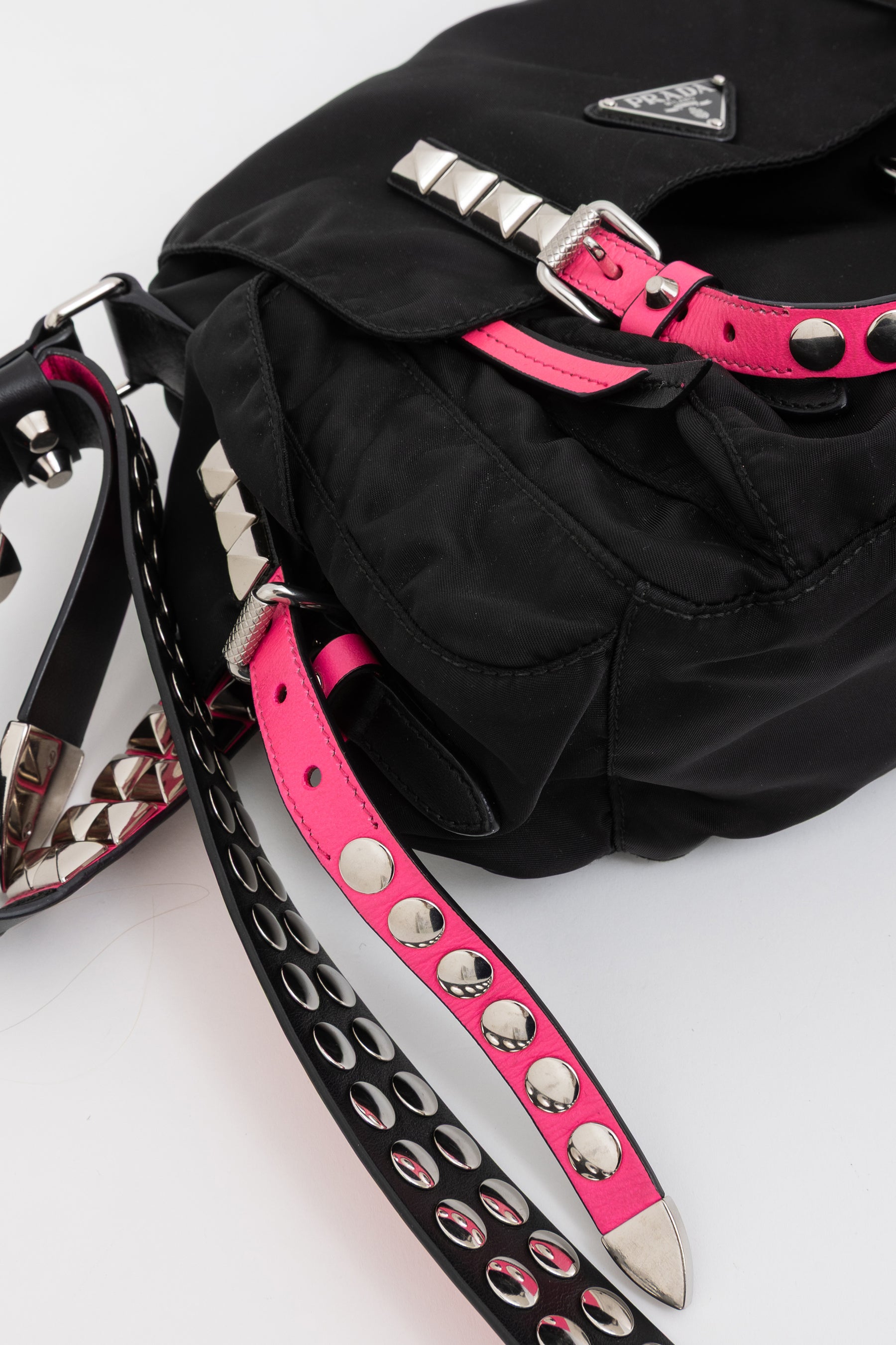New Vela Studded Messenger Bag