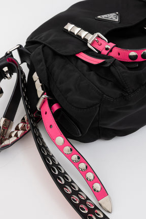 New Vela Studded Messenger Bag