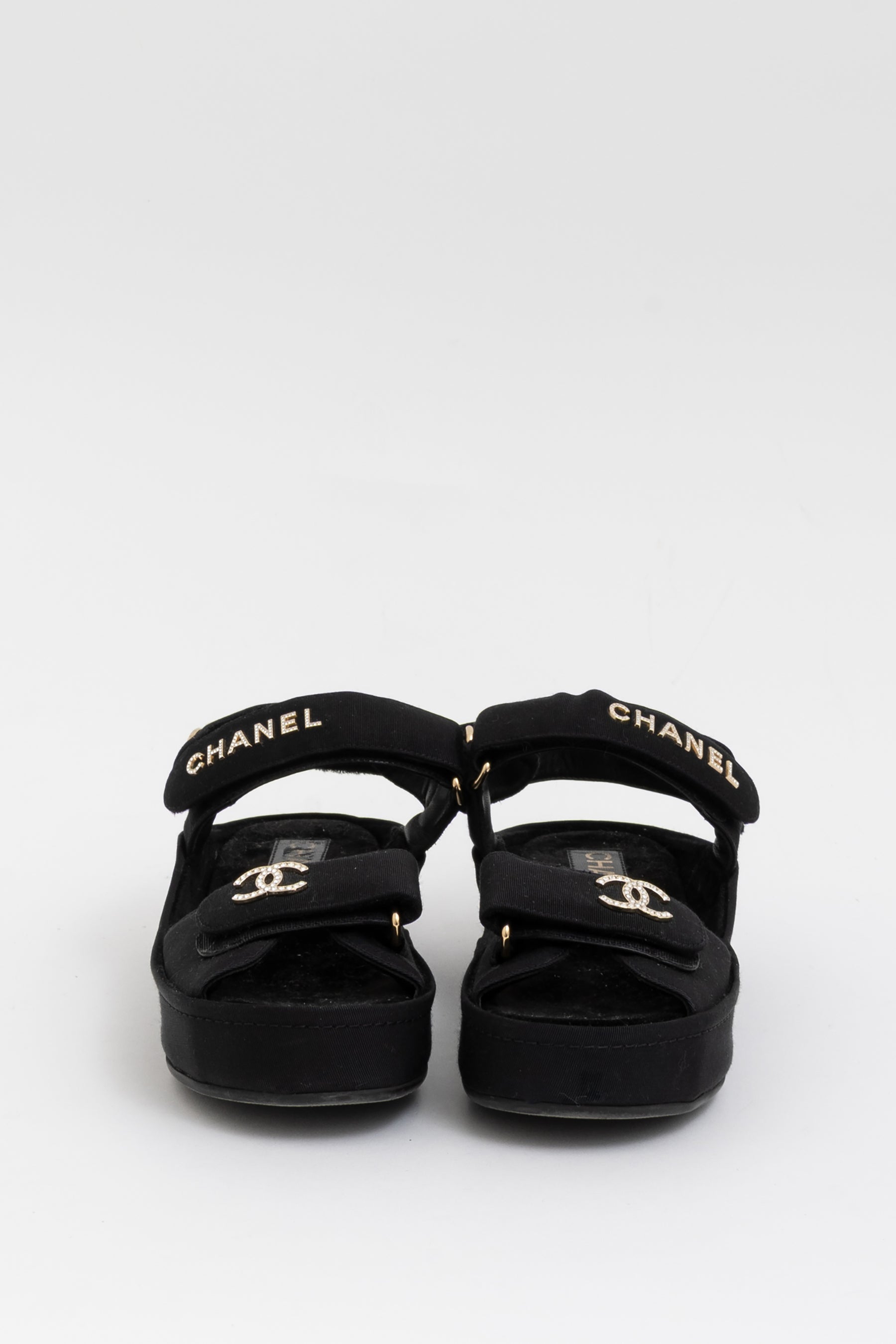 Grosgrain Platform Dad Sandals