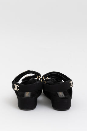 Grosgrain Platform Dad Sandals