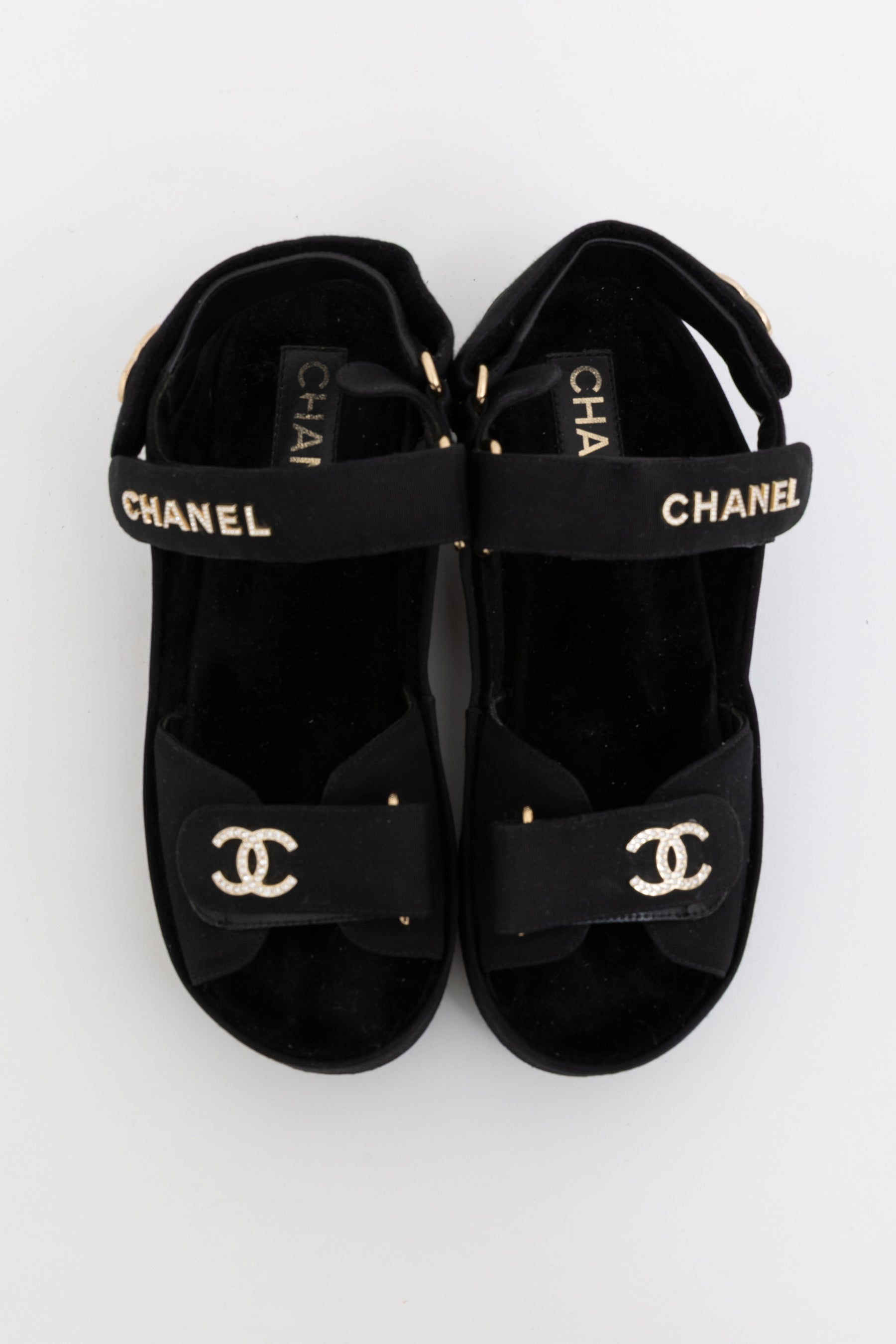 Grosgrain Platform Dad Sandals
