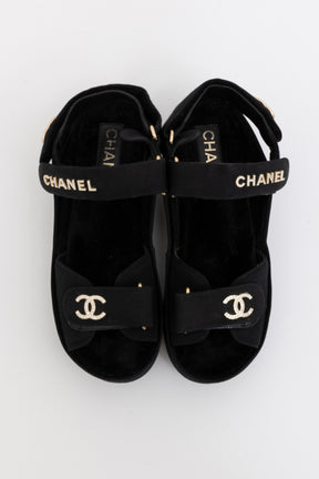 Grosgrain Platform Dad Sandals