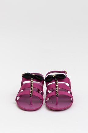 Bow Chain Sandals