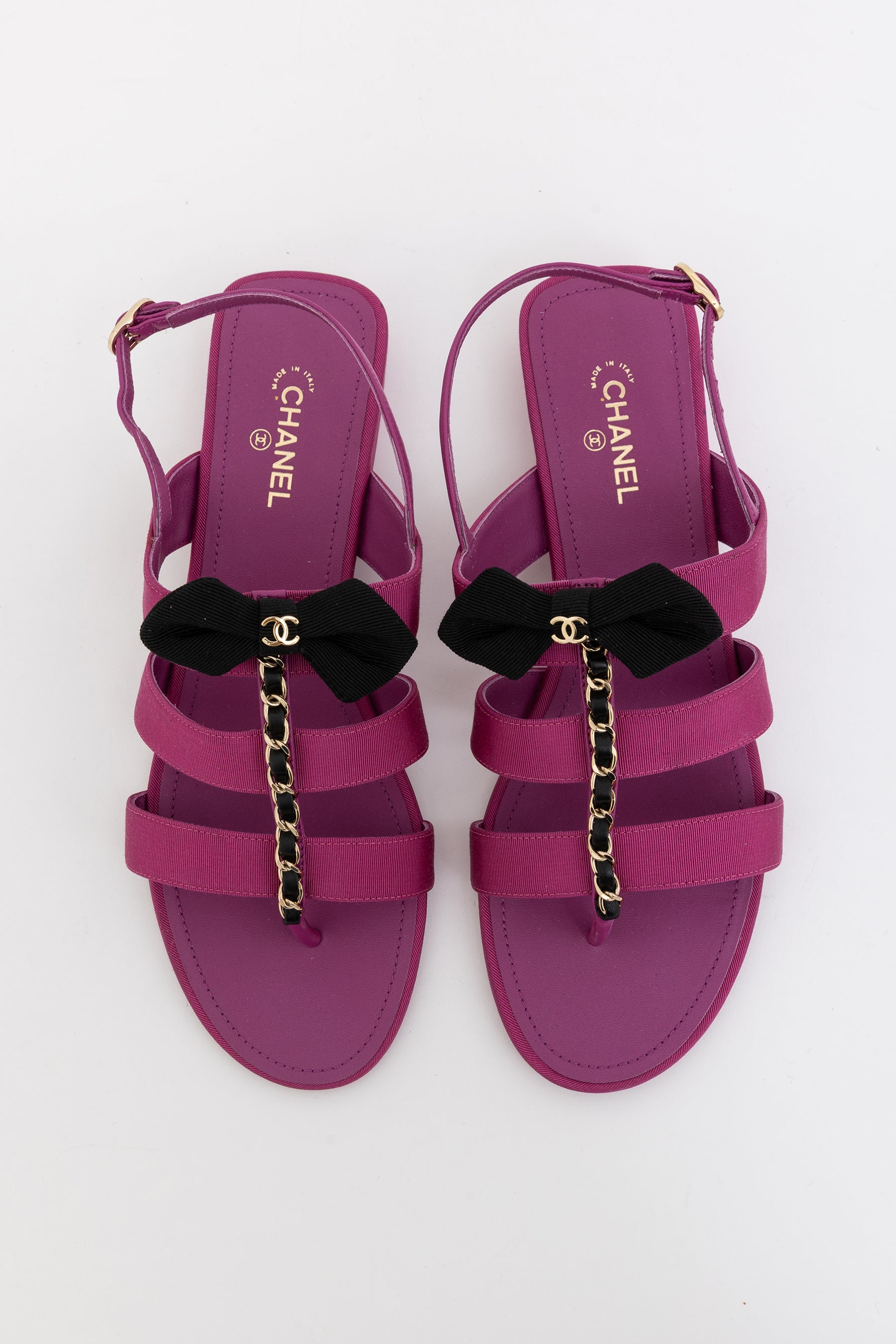 Bow Chain Sandals