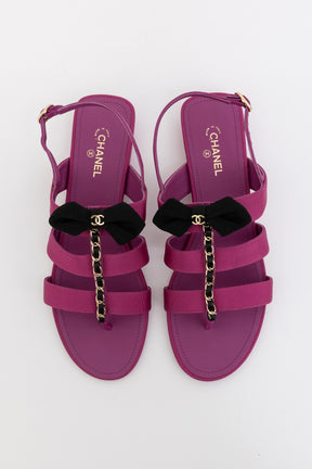 Bow Chain Sandals