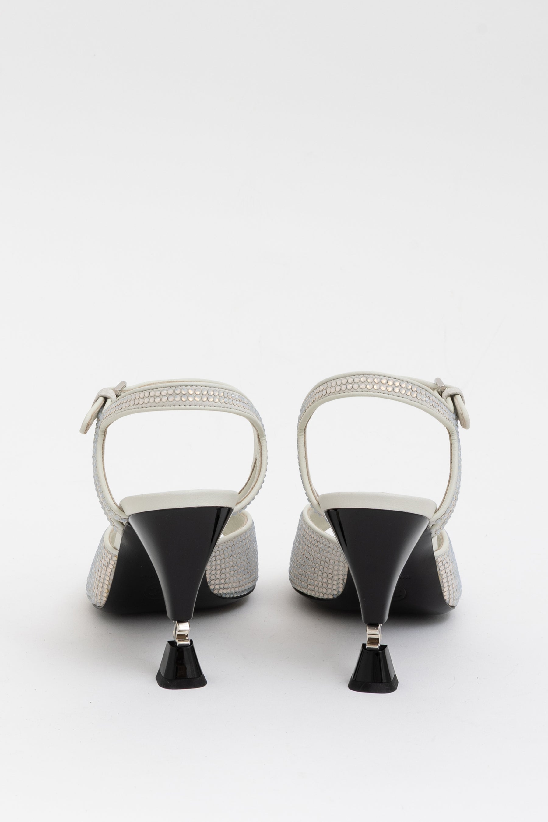 Crystal Peep Toe Sandals