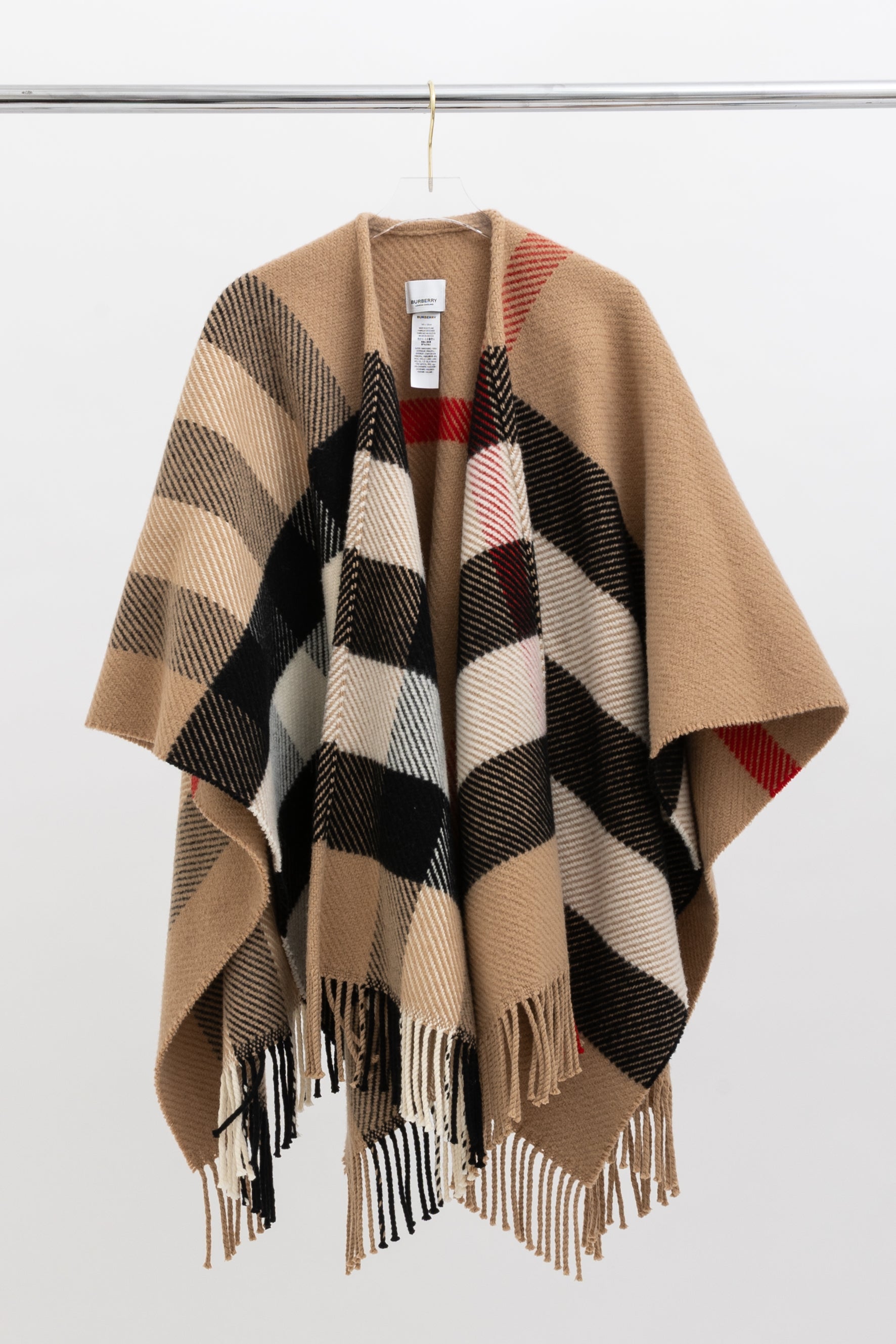 Plaid Poncho