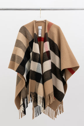 Plaid Poncho