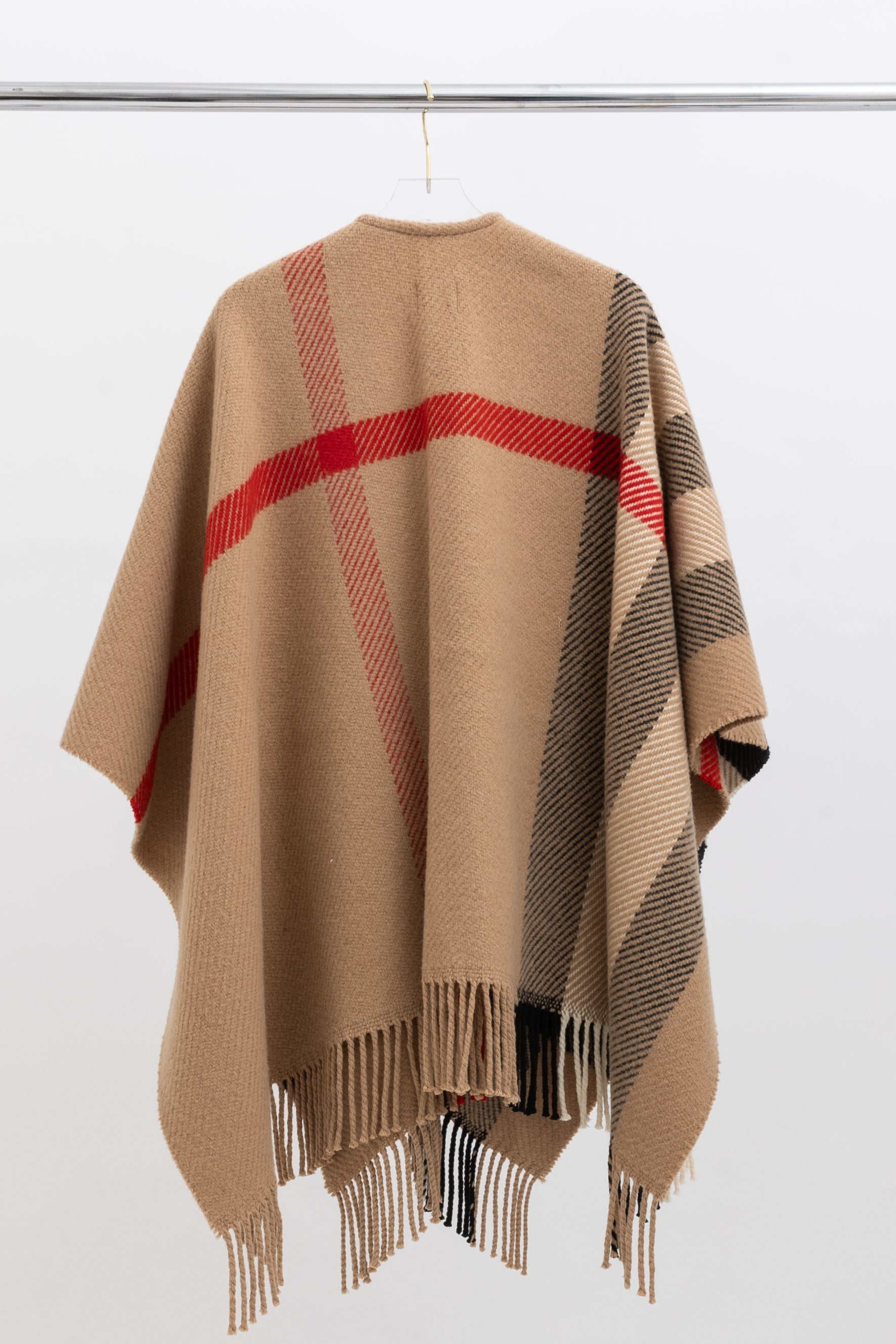 Plaid Poncho