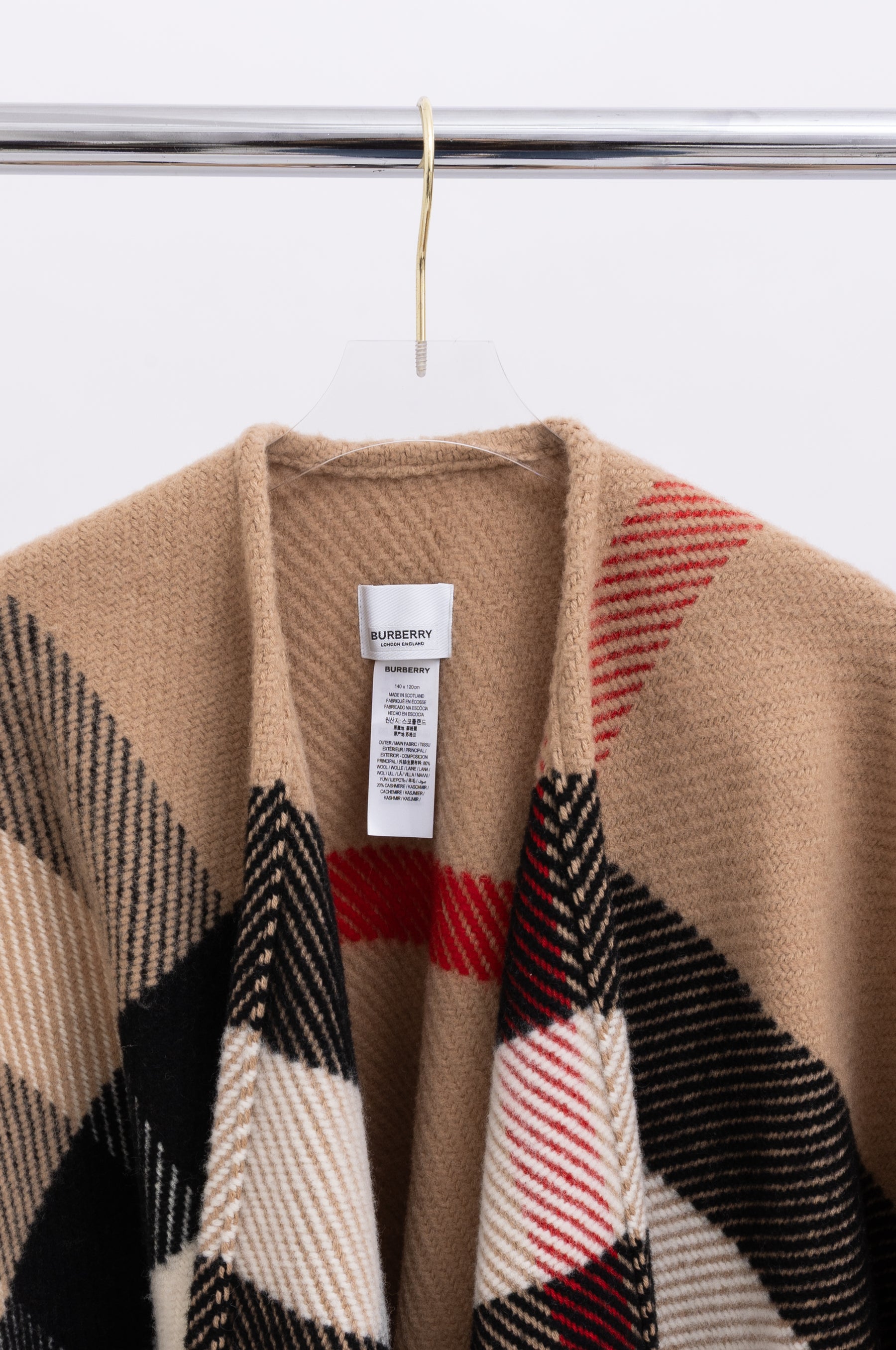 Plaid Poncho