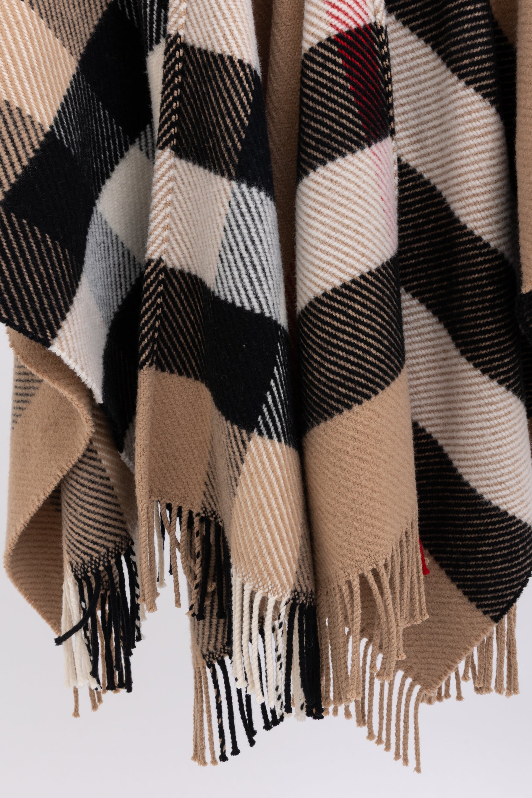 Plaid Poncho
