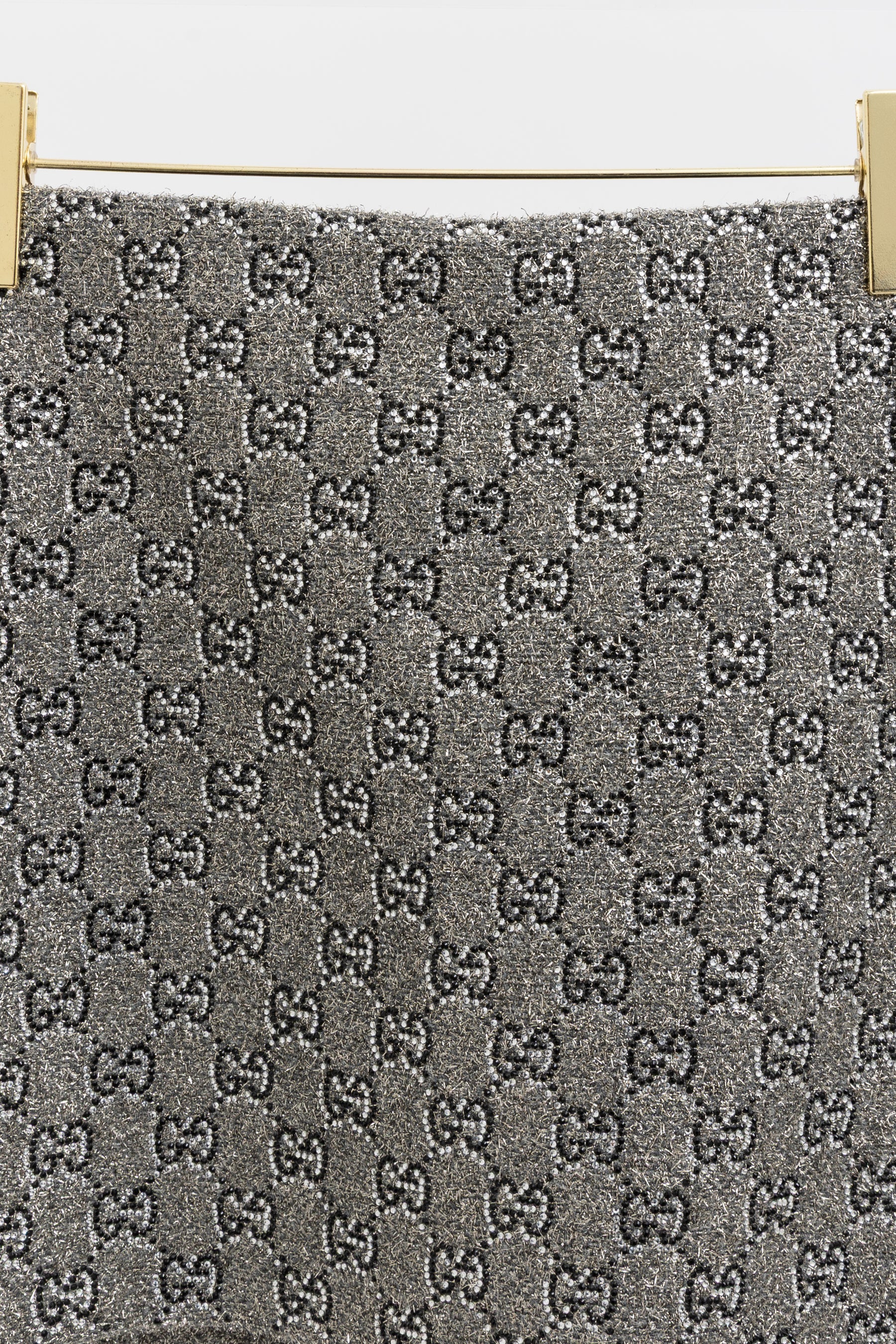 Embroidered GG Wool Tweed Mini Skirt