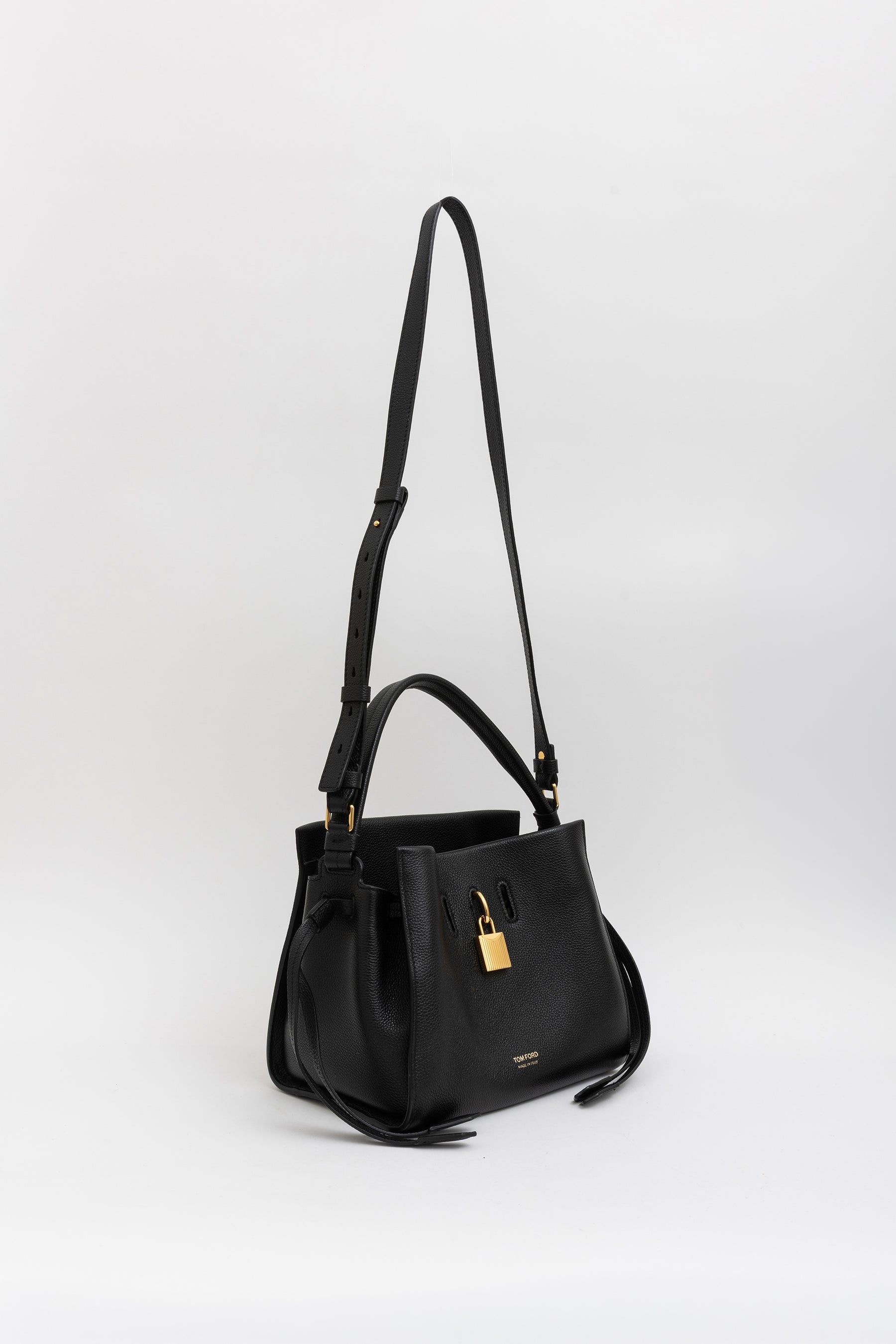 Small Padlock Top Handle Bag