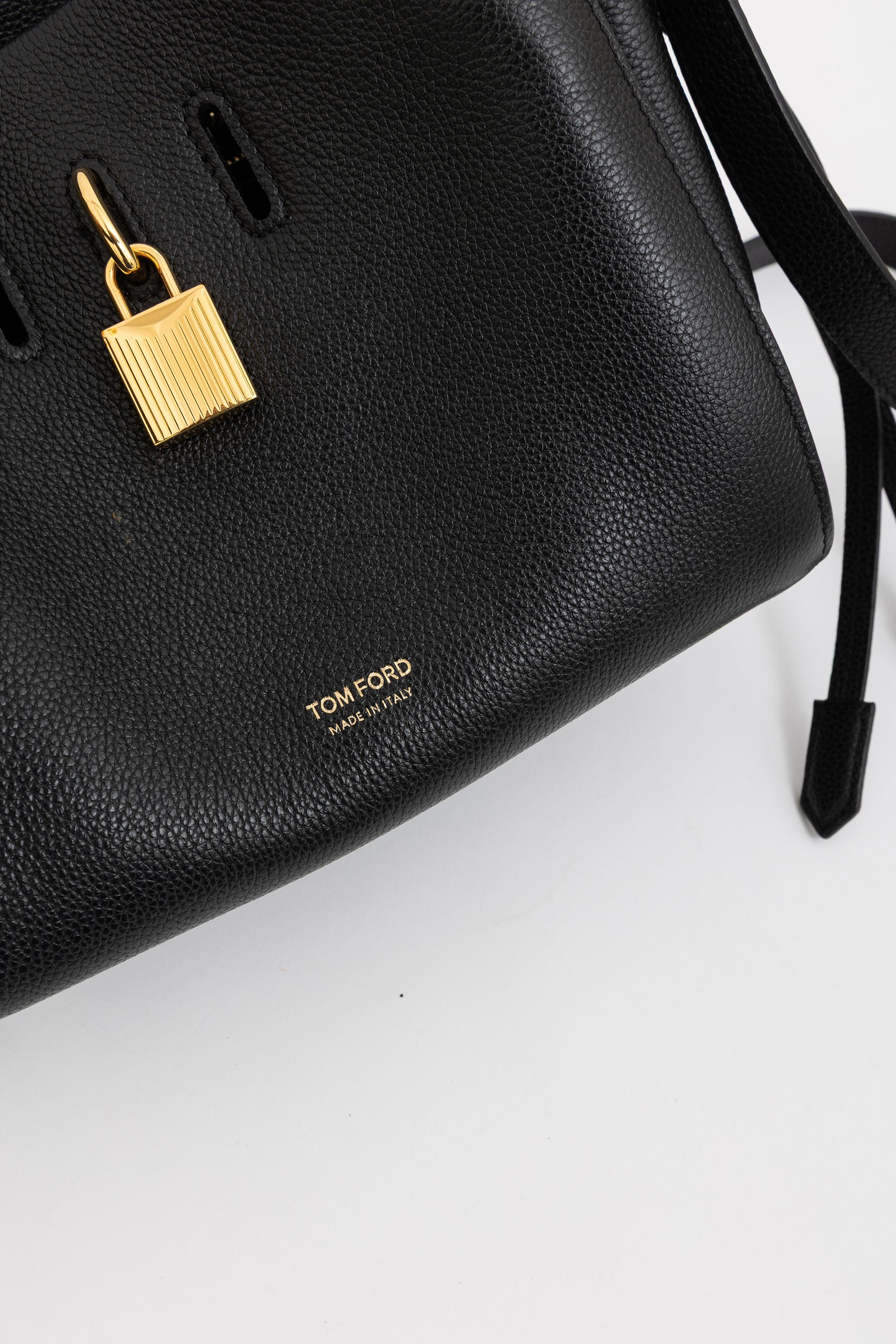 Small Padlock Top Handle Bag