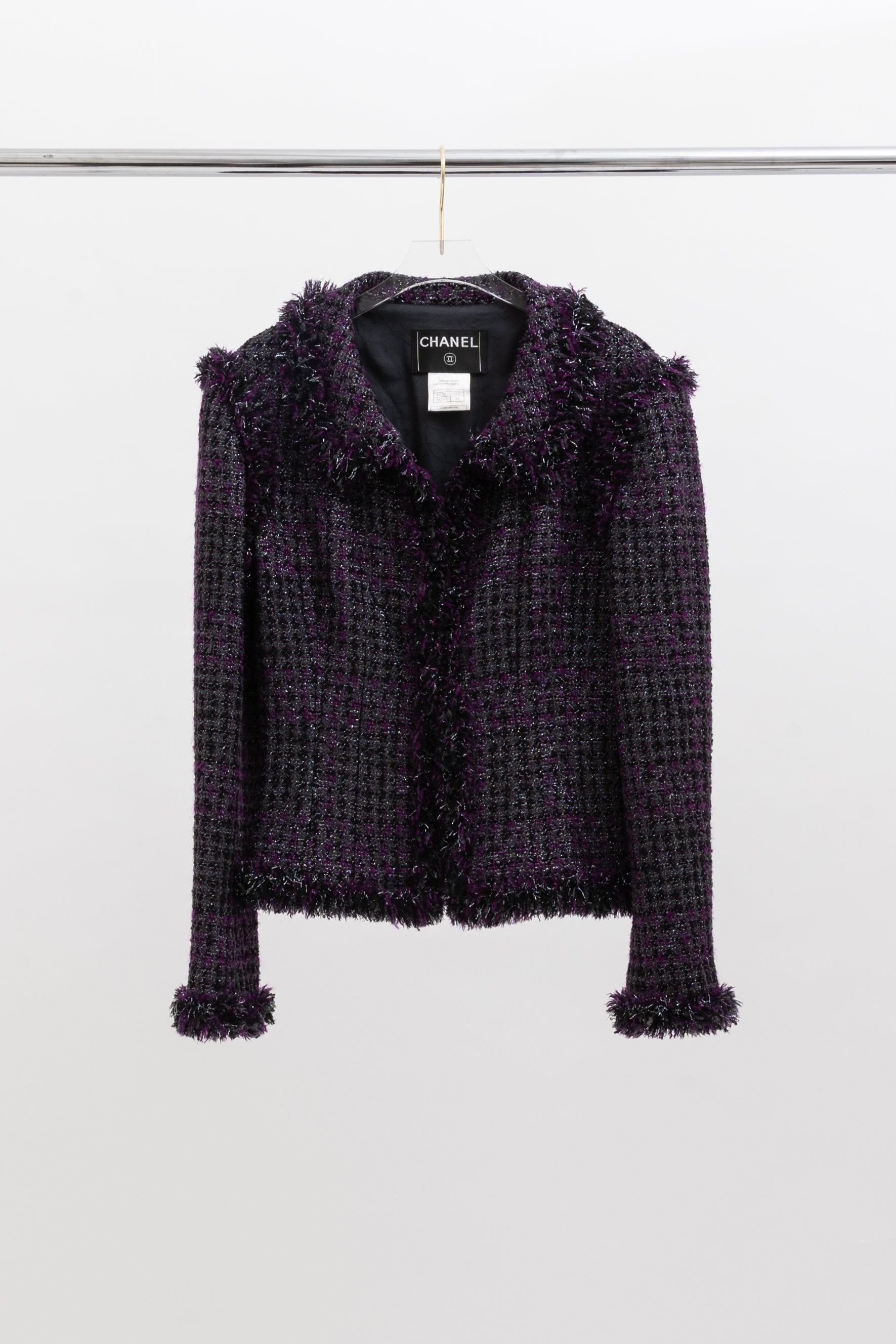 03A Metallic Tweed Jacket