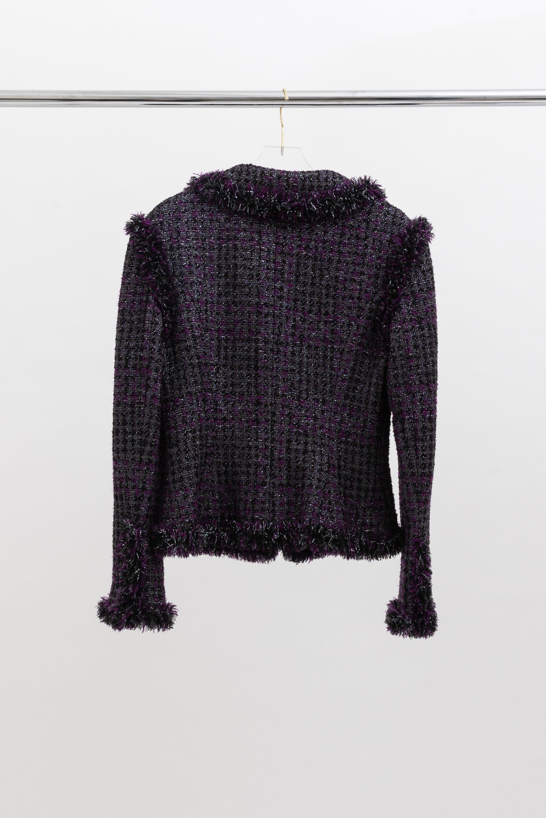 03A Metallic Tweed Jacket