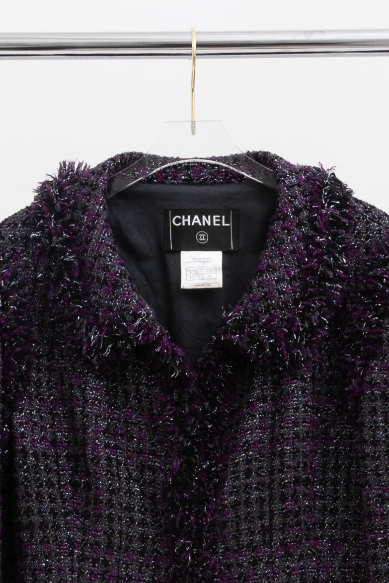 03A Metallic Tweed Jacket