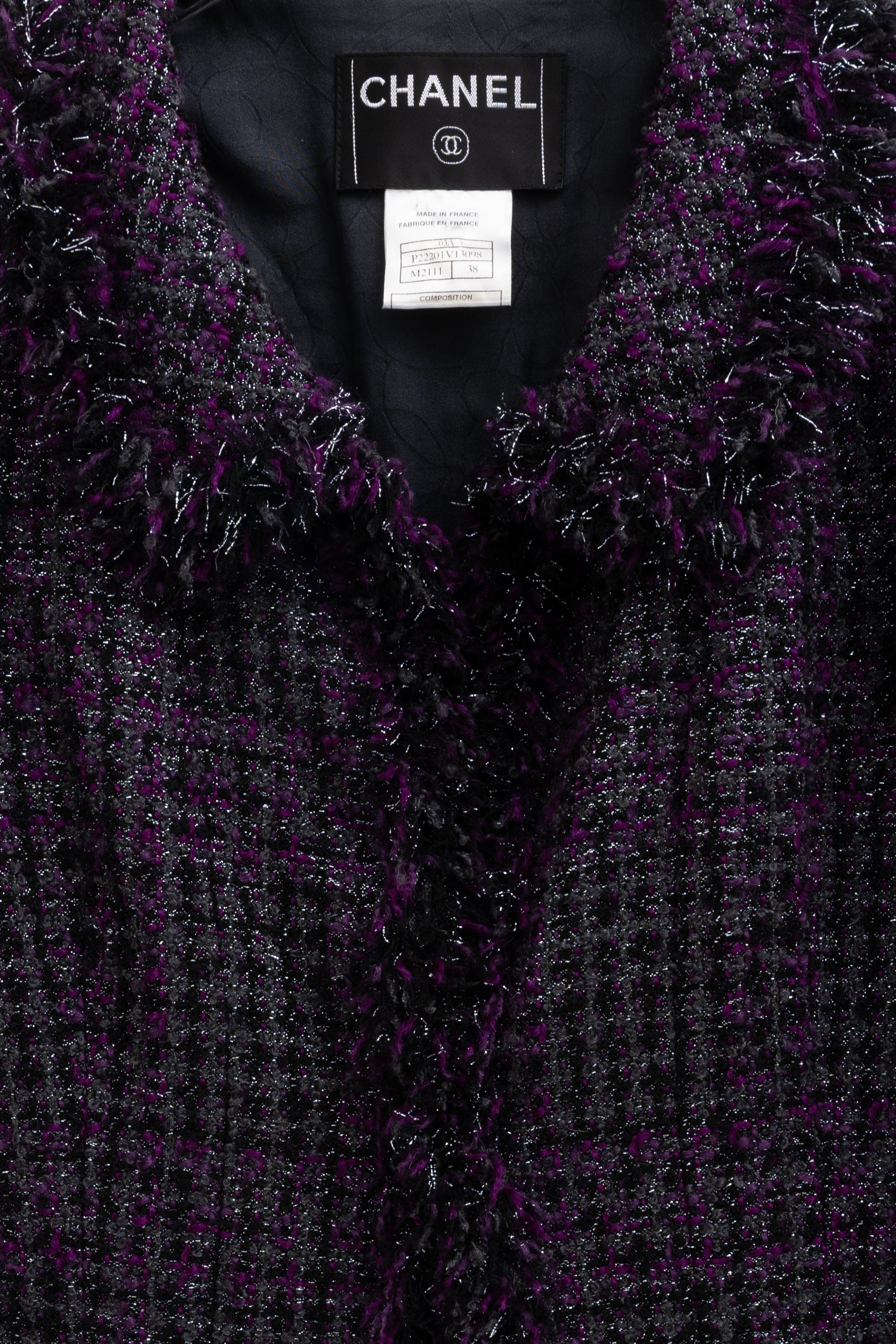 03A Metallic Tweed Jacket