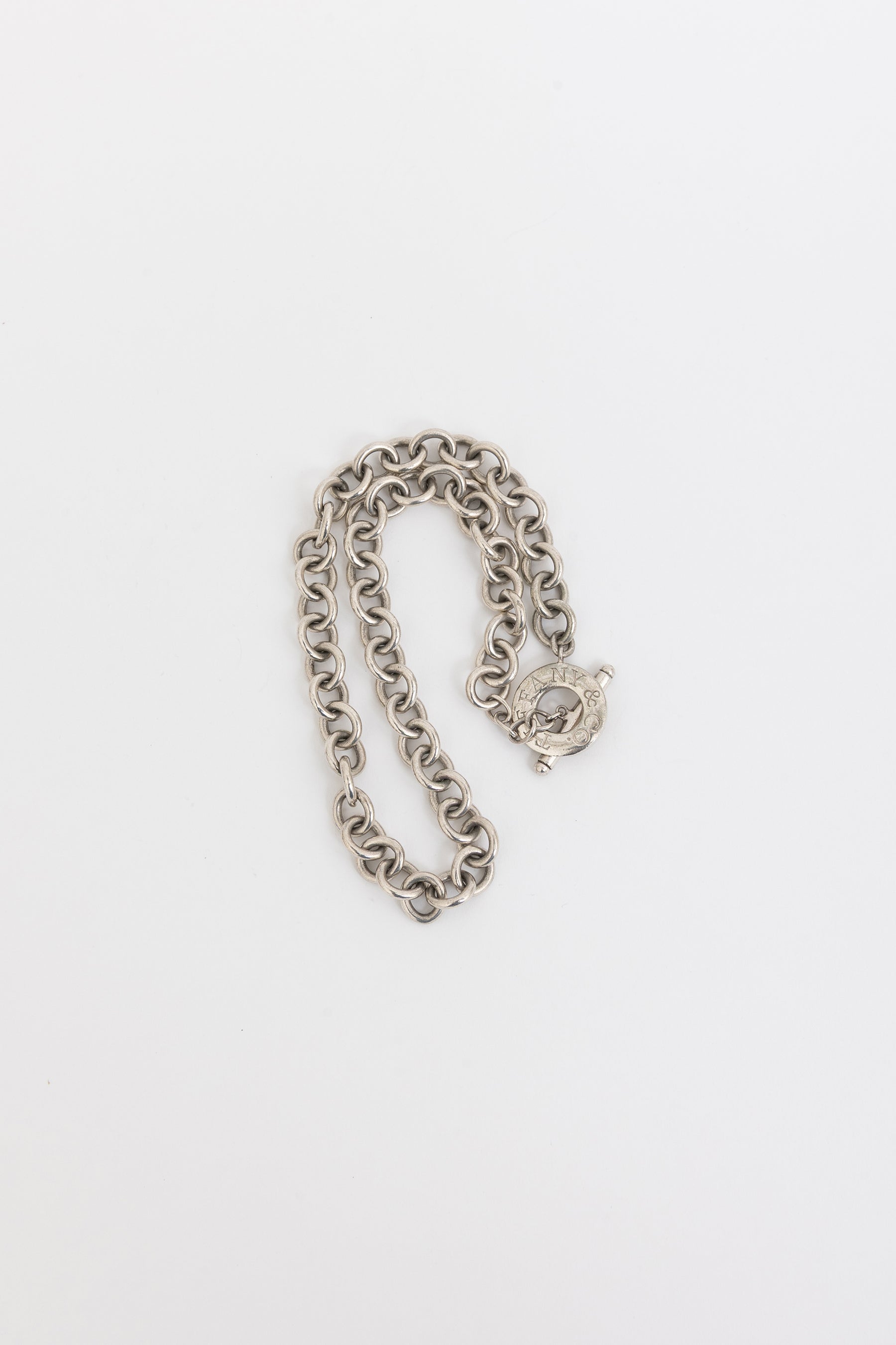 Tiffany & Co. Sterling Silver Toggle Heart Necklace