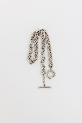 Tiffany & Co. Sterling Silver Toggle Heart Necklace