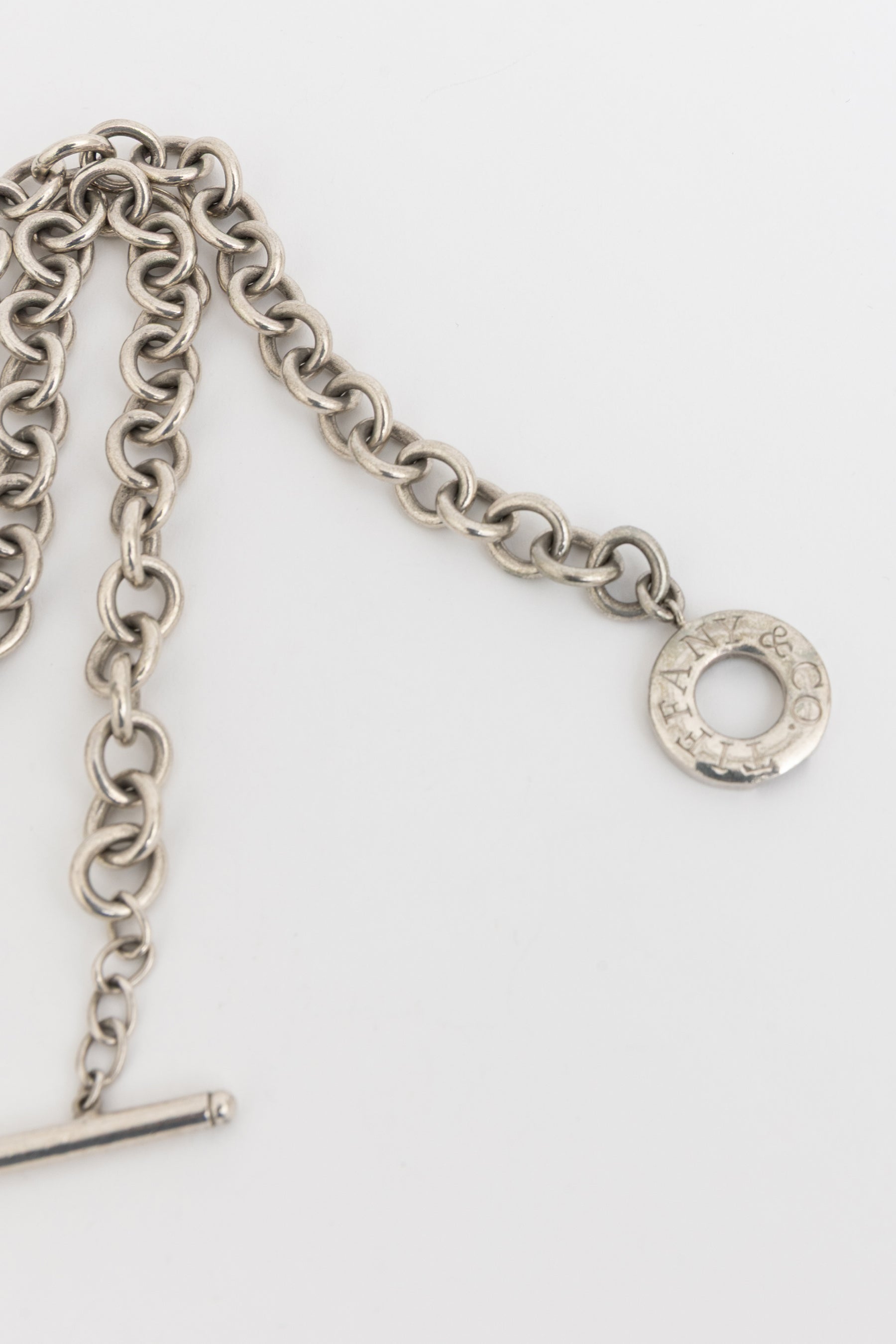 Tiffany & Co. Sterling Silver Toggle Heart Necklace