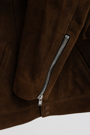 Suede Cropped Jacket