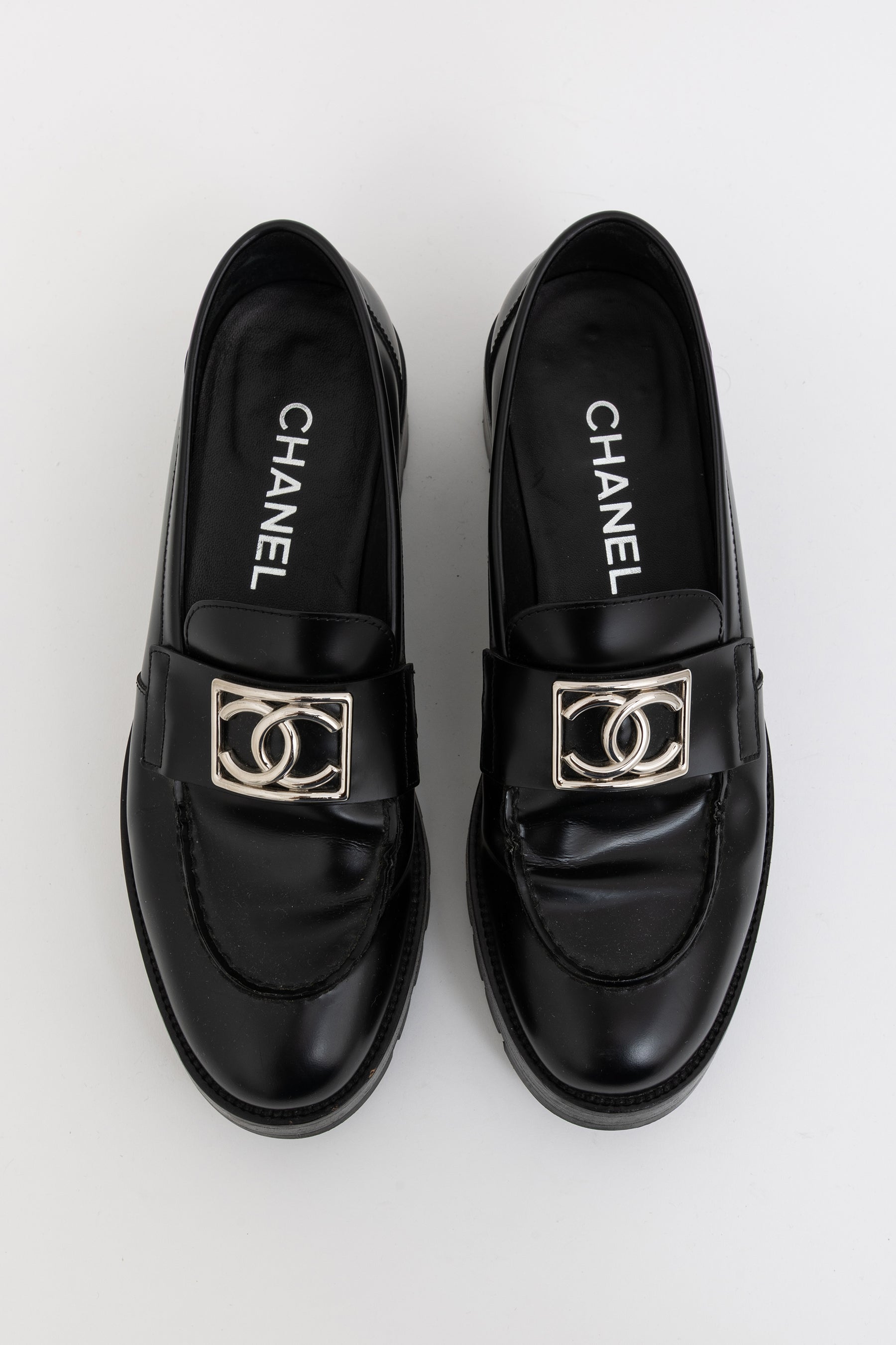 Interlocking CC Logo Loafers