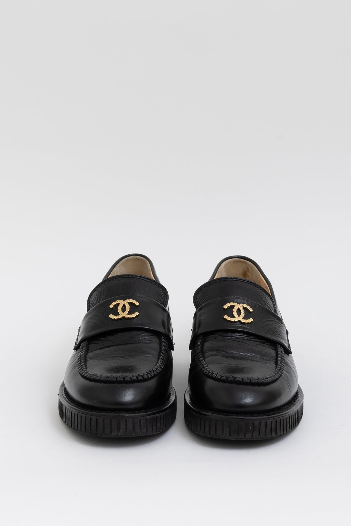 Crumpled CC Mocassin Loafers