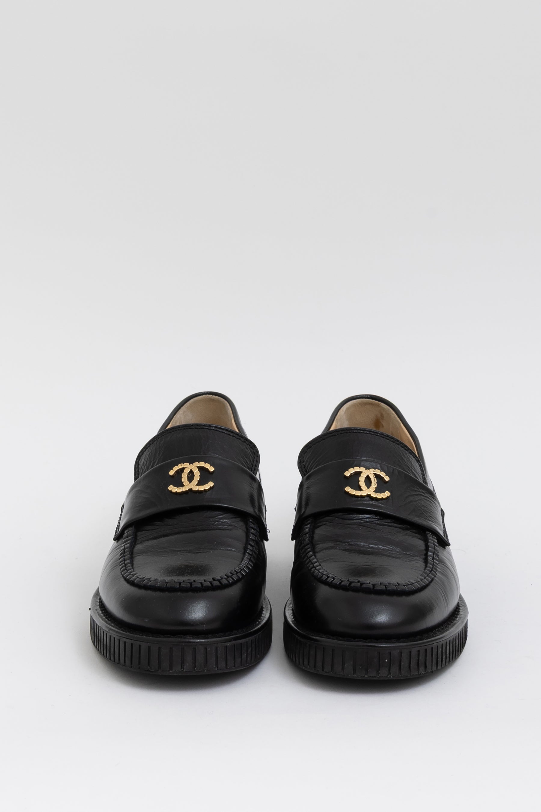 Crumpled CC Mocassin Loafers