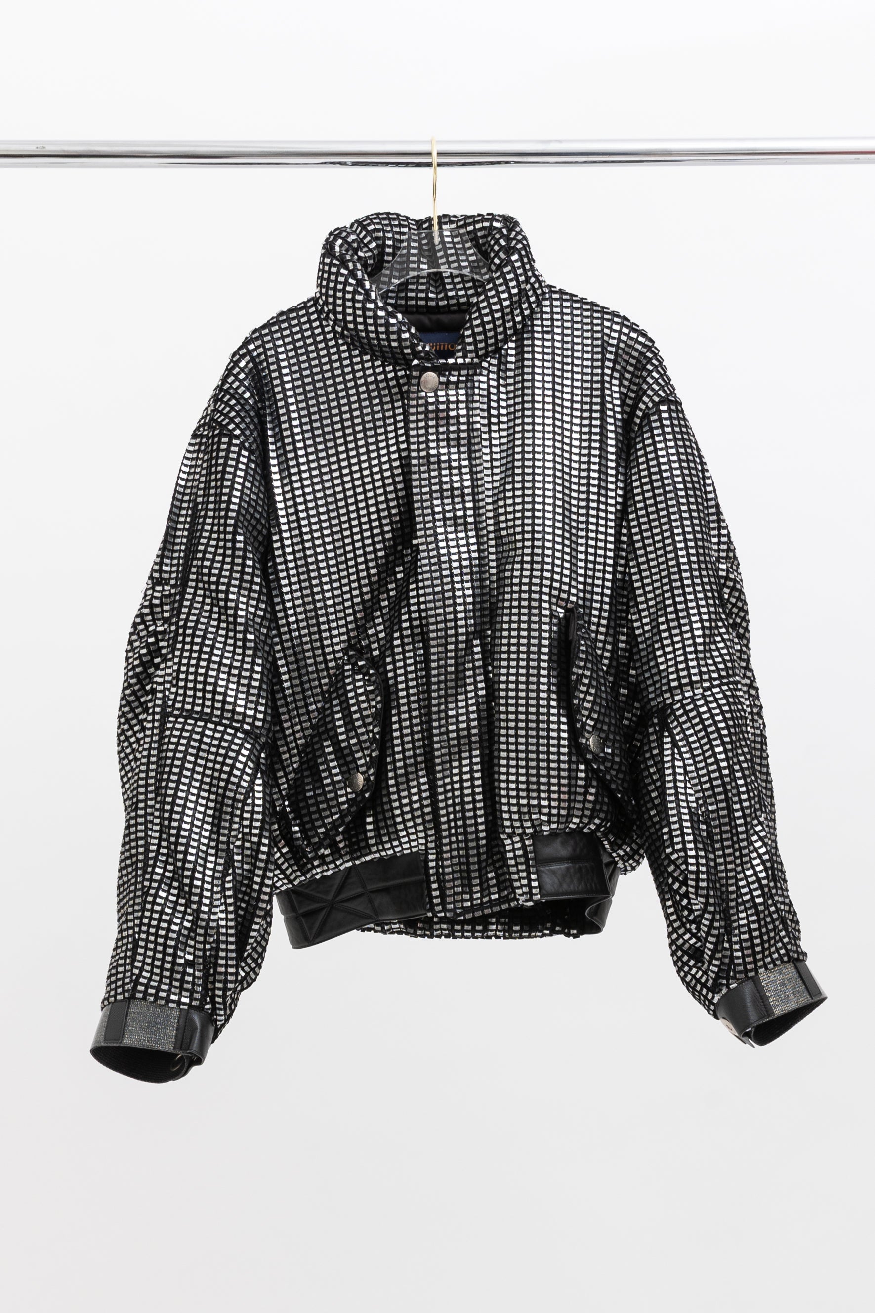 Textured Bomber Jacket