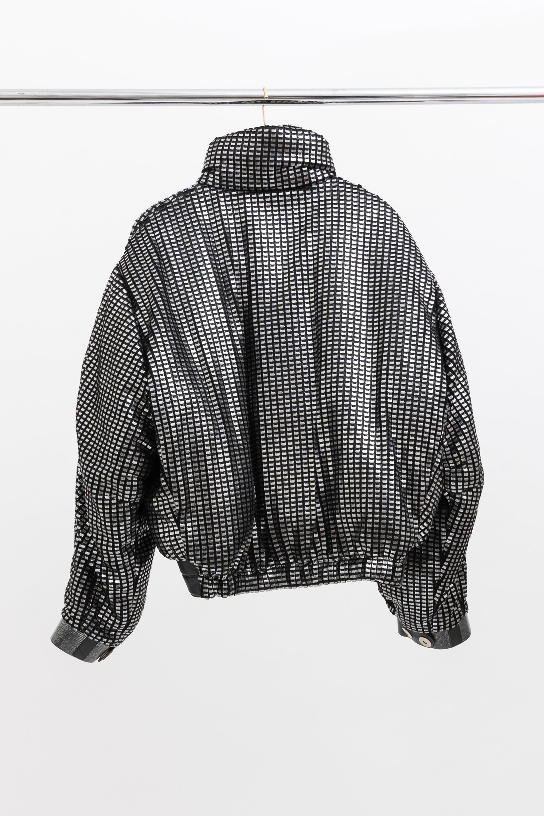 Textured Bomber Jacket