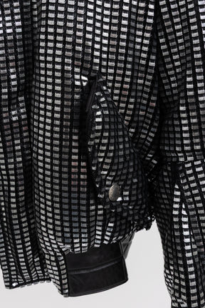 Textured Bomber Jacket