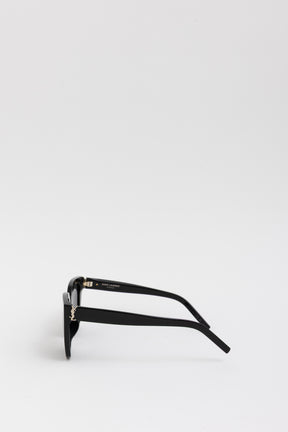 Square Cassandre Logo Sunglasses