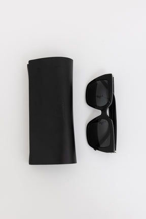 Square Cassandre Logo Sunglasses