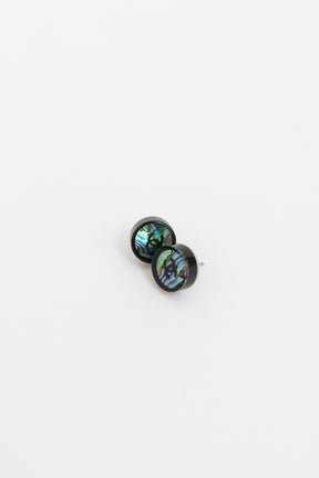 Iridescent Logo Earrings