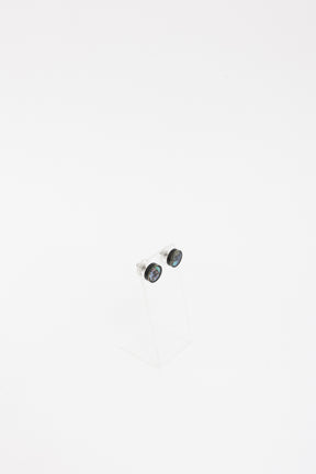 Iridescent Logo Earrings