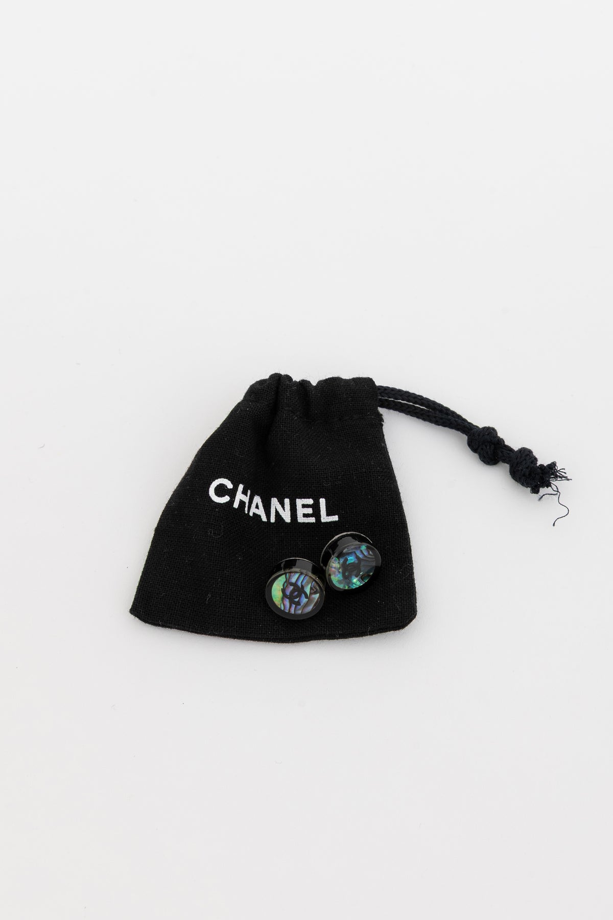 Iridescent Logo Earrings